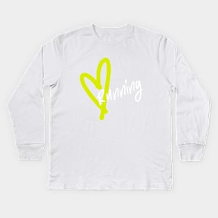 Love Running Kids Long Sleeve T-Shirt